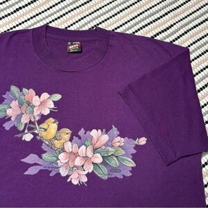 Vintage Cute Wild Birds T Shirt